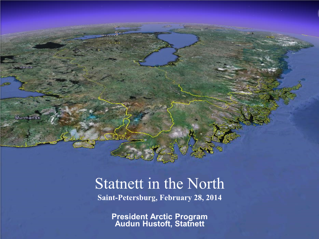 Audun Hustoft: Statnett in the North