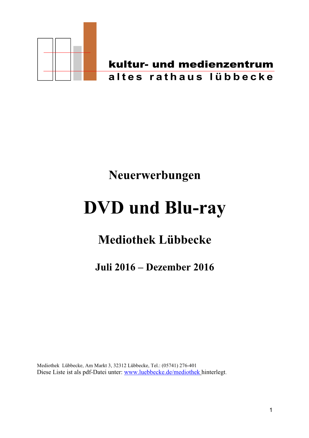 DVD Und Blu-Ray