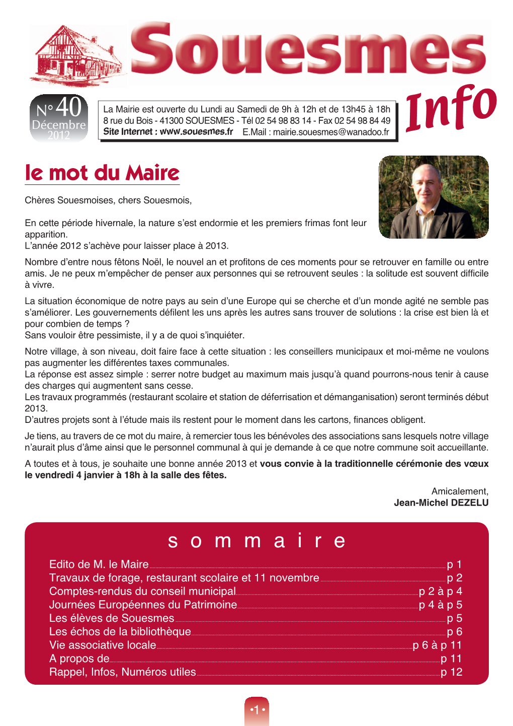 Souesmes Info N° 40