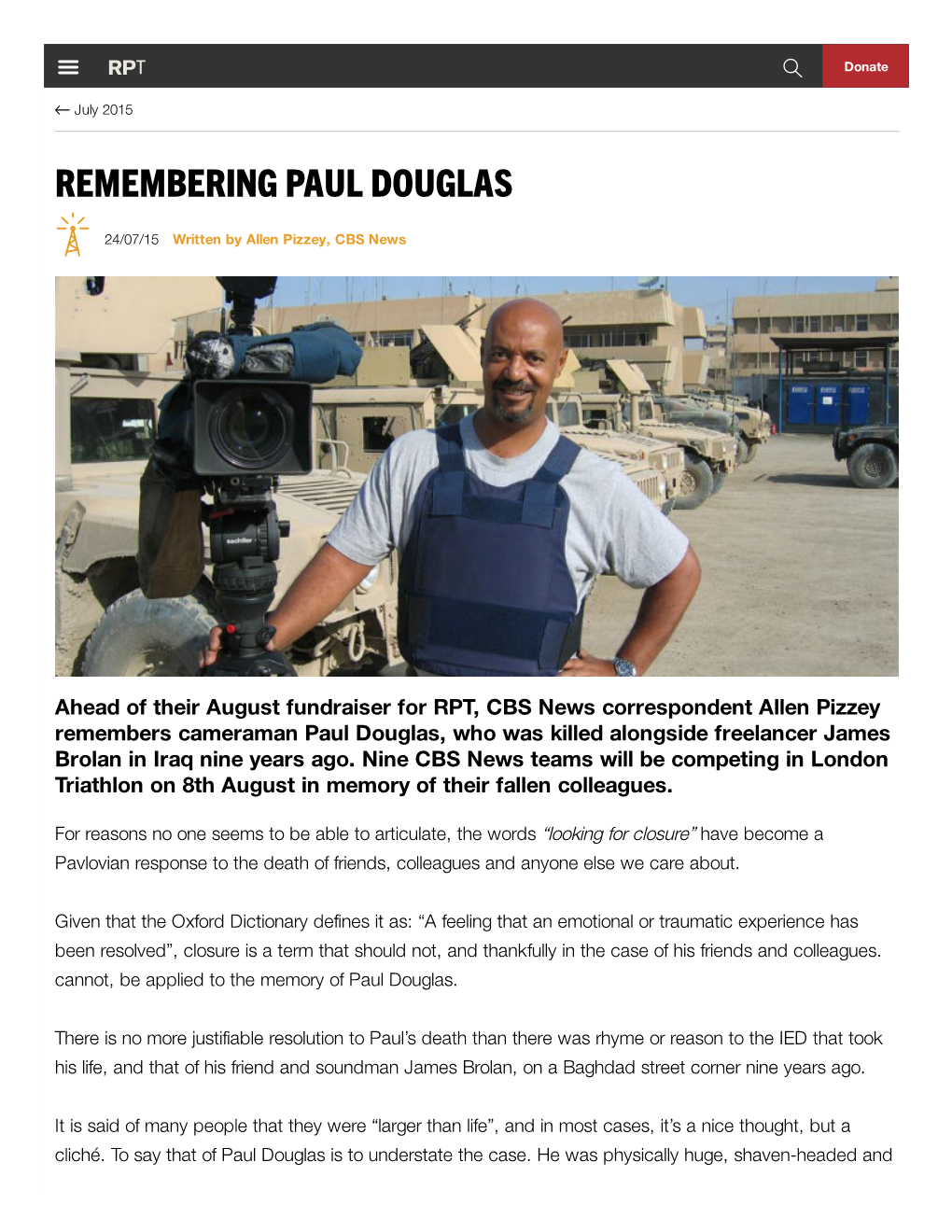 Remembering Paul Douglas