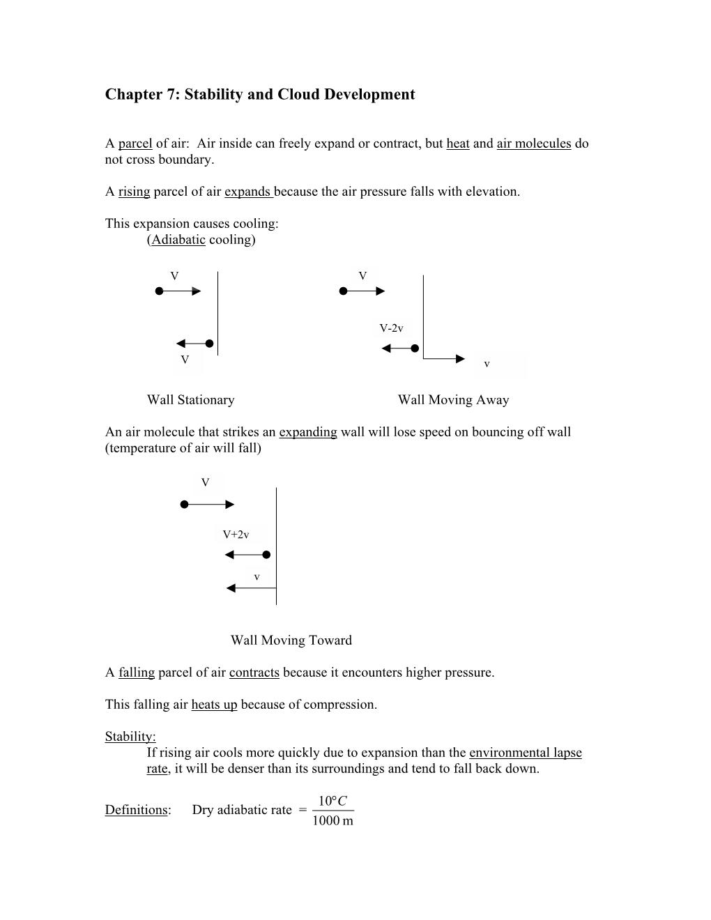 Chapter 7: Stability and Cloud Development