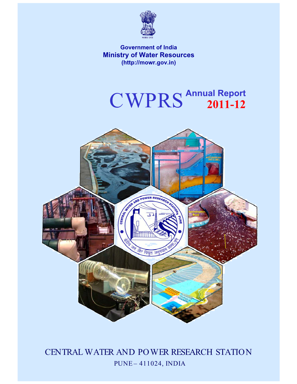 CENTRAL WATER and POWER RESEARCH STATION PUNE – 411024, INDIA Dr