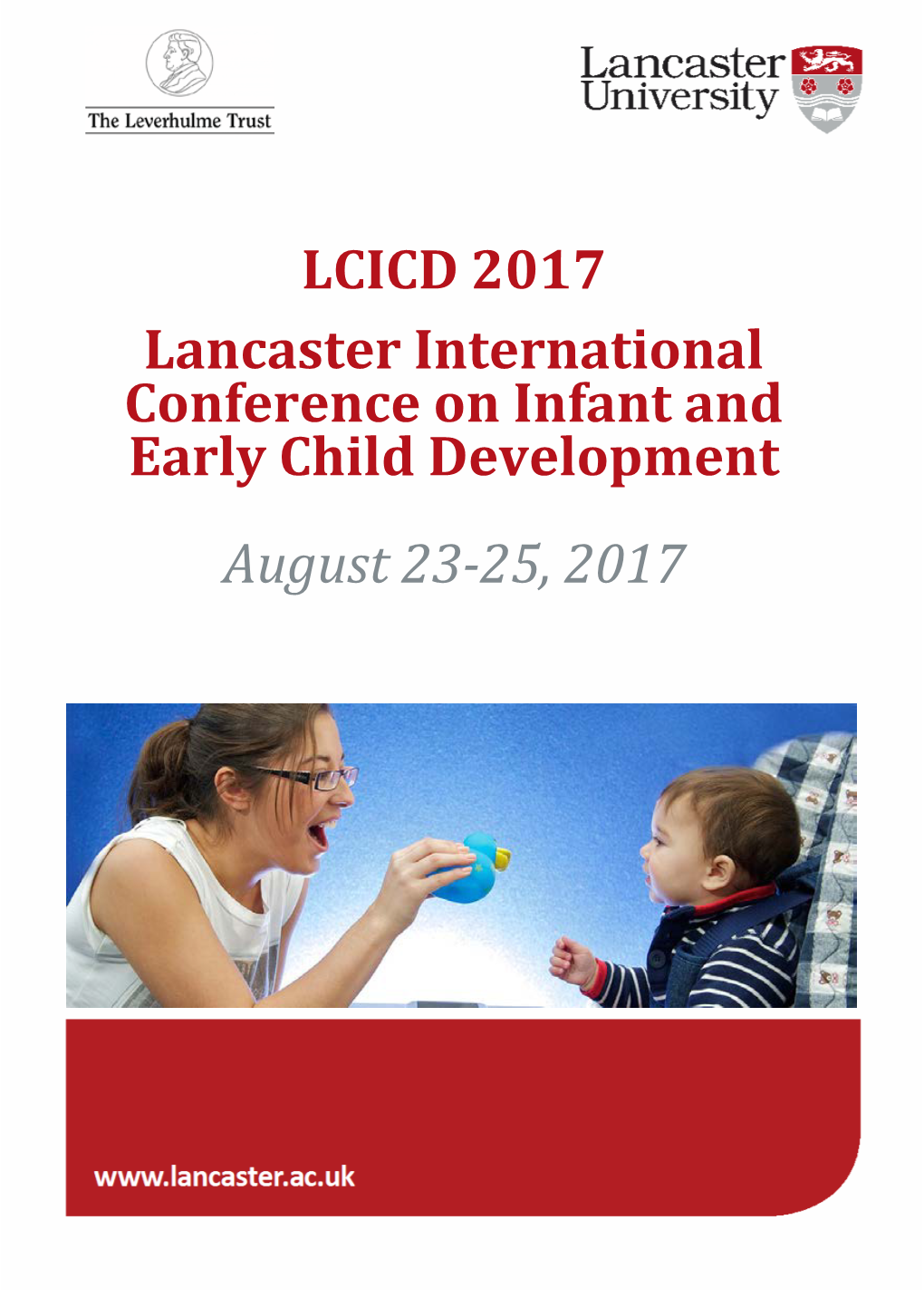 LCICD 2017 Lancaster International Conference on Infant and Early Child Development