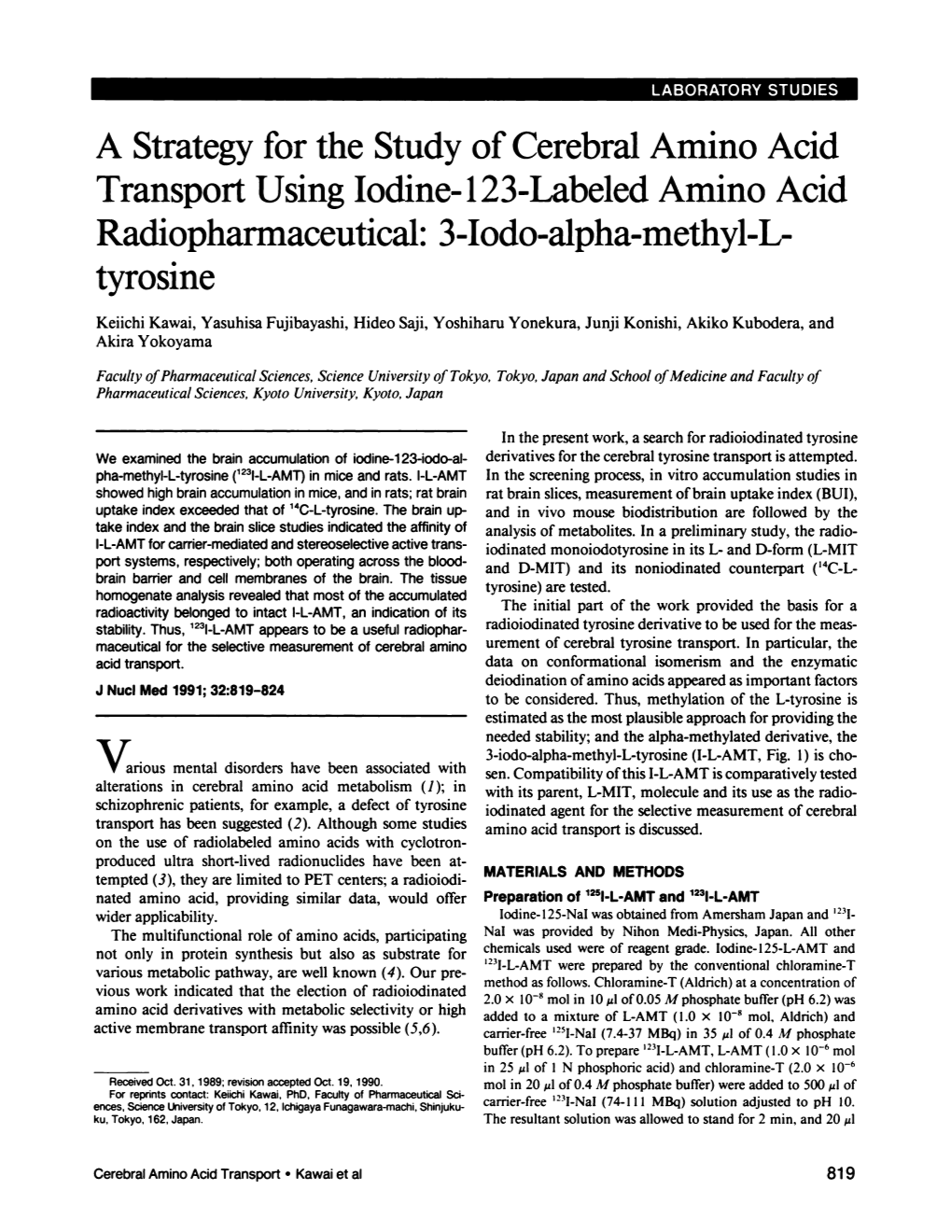 3-Iodo-Alpha-Methyl-L- Tyrosine