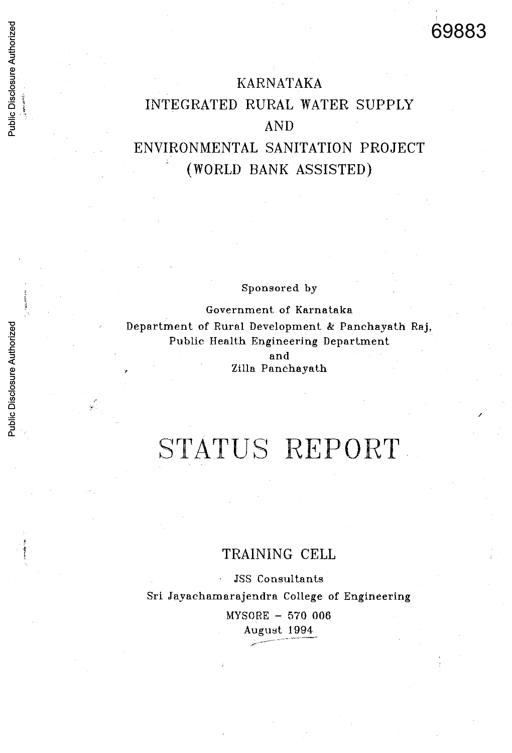 World Bank Document