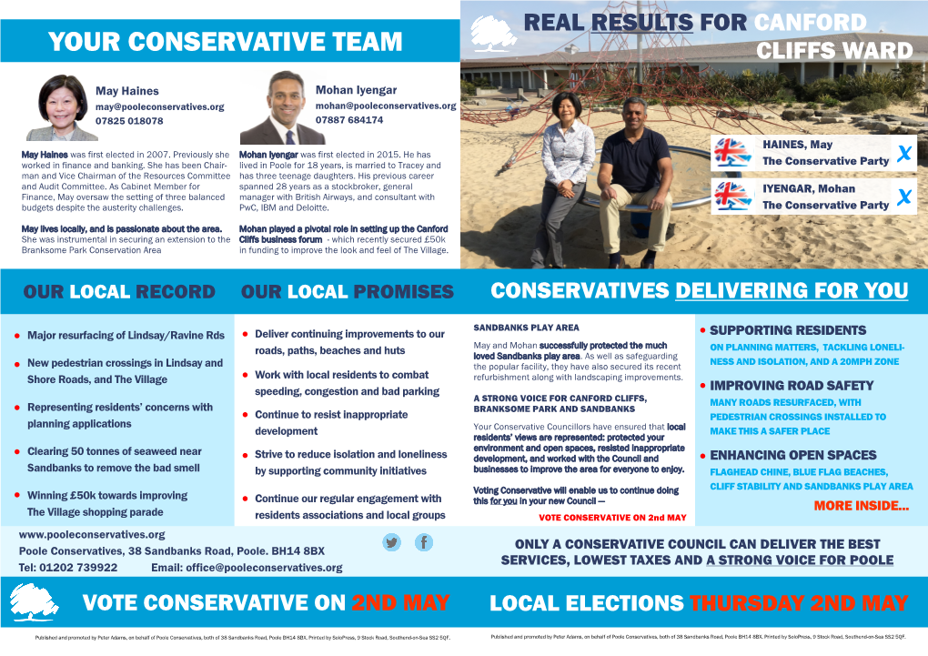 Your Conservative Team Cliffs Ward