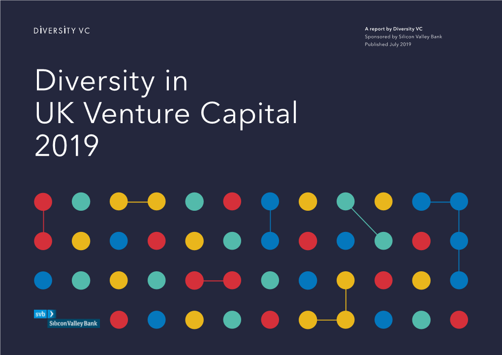 Diversity in UK Venture Capital 2019 2