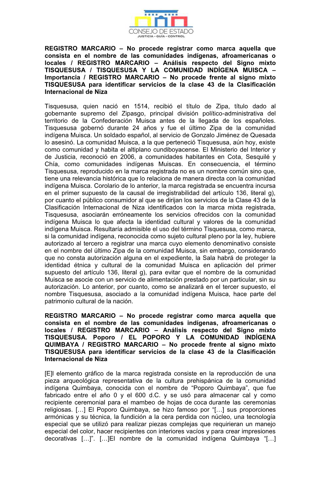 No Procede Registrar Como Marca Aquella Que Consista En El Nombre