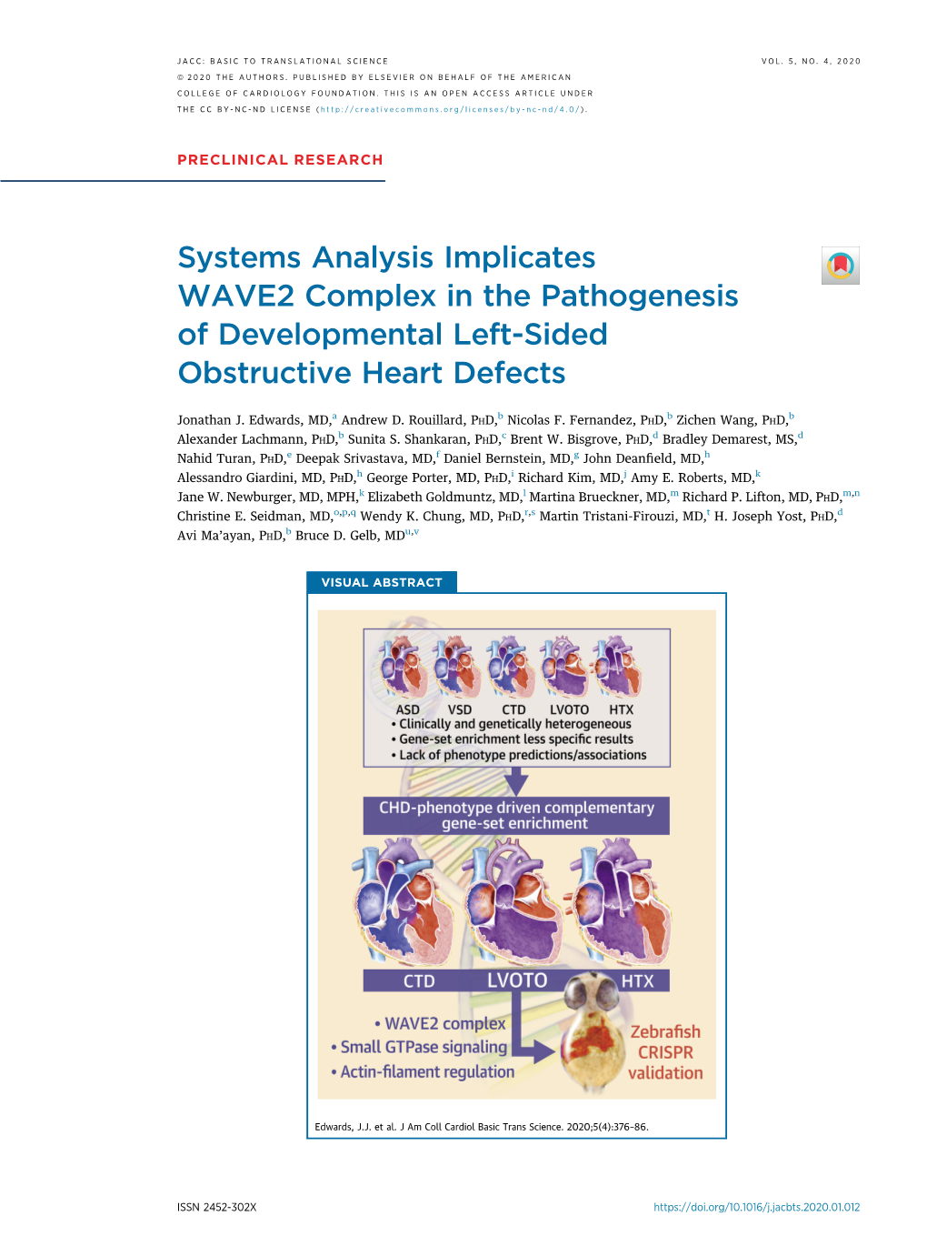 Systems Analysis Implicates WAVE2&Nbsp