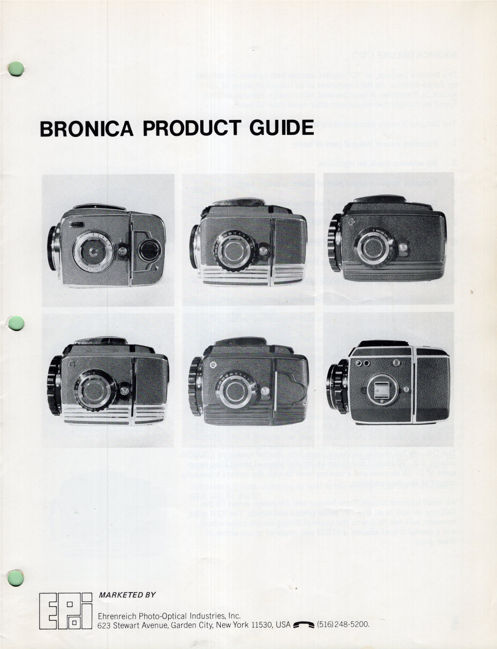 Bronica Product Guide
