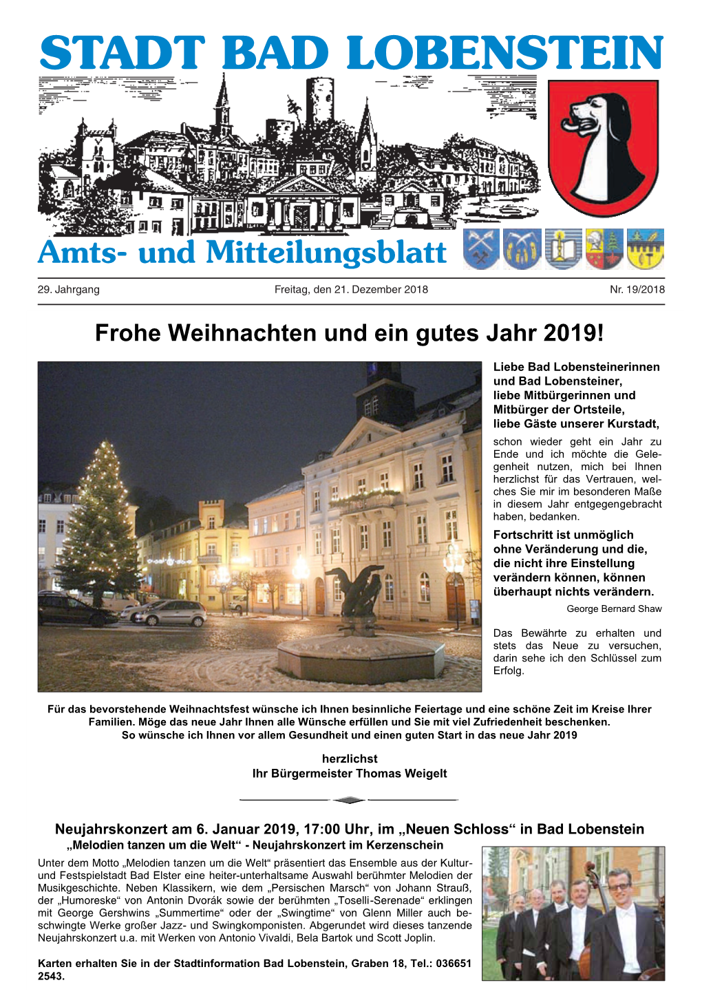 Amts- Und Mitteilungsblatt