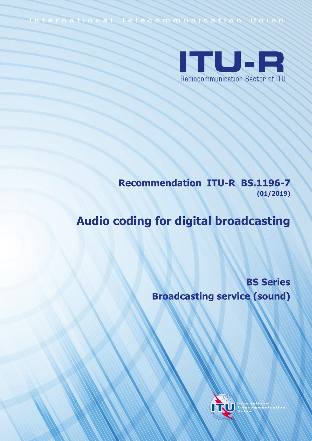 Audio Coding for Digital Broadcasting