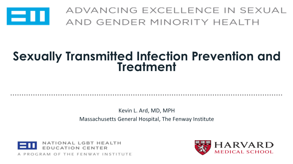 Sexually Transmitted Infection Prevention and Treatment