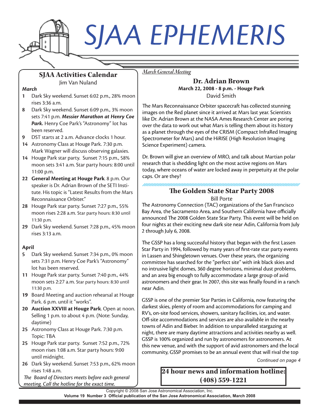 San Jose Astronomical Association Membership Form P.O