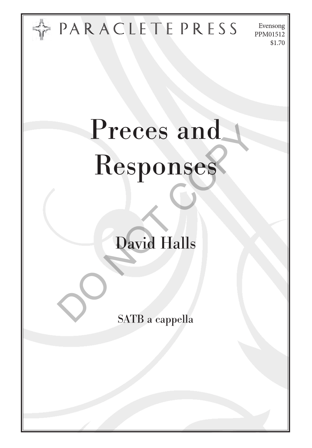 Preces and Responses