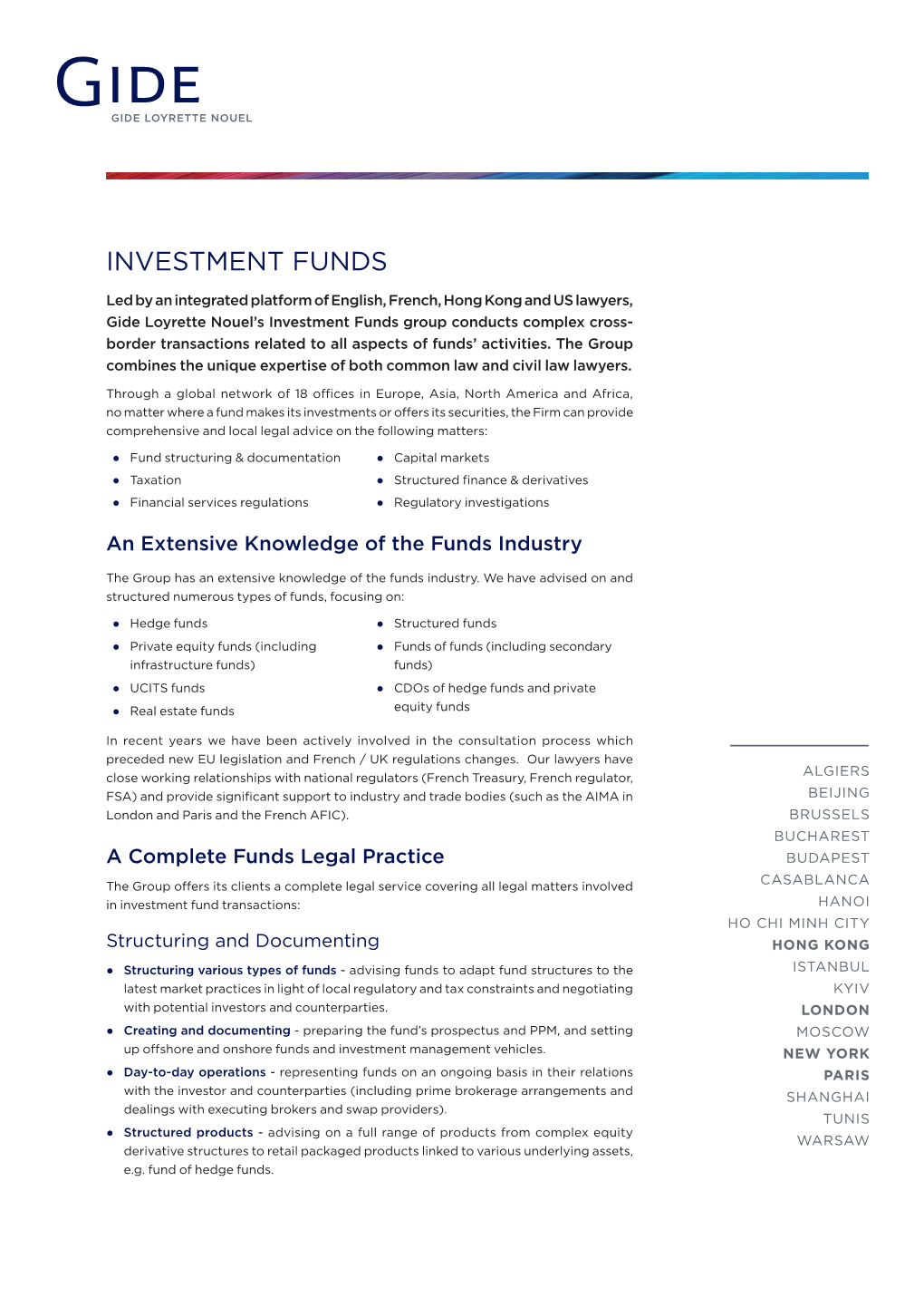 Investment Funds