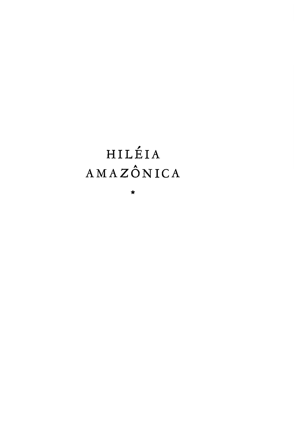 Hileia Amazonica