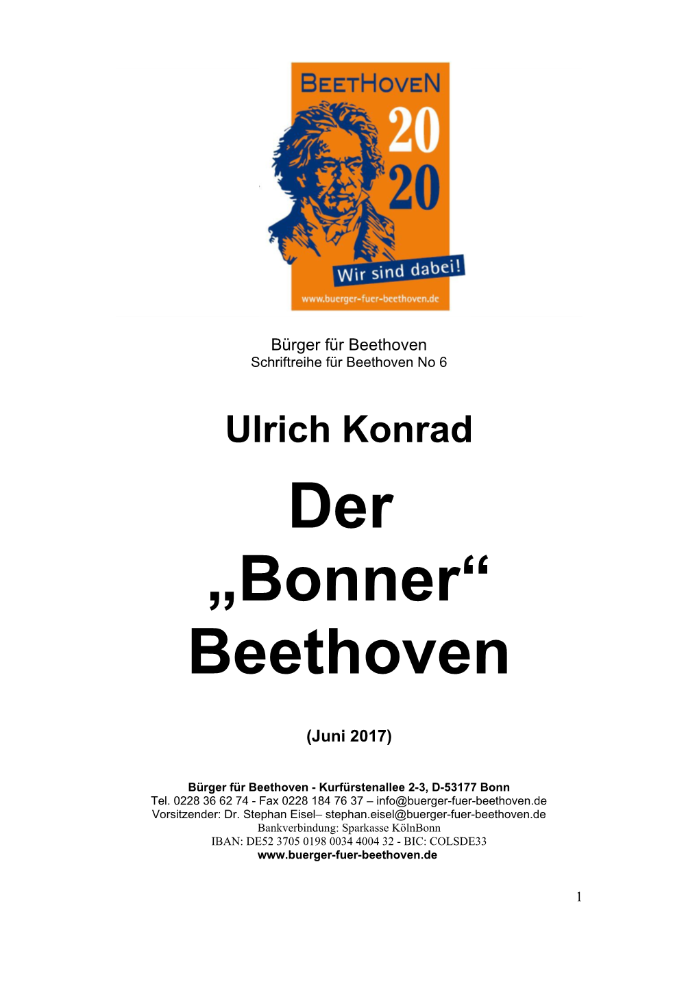 Der „Bonner“ Beethoven