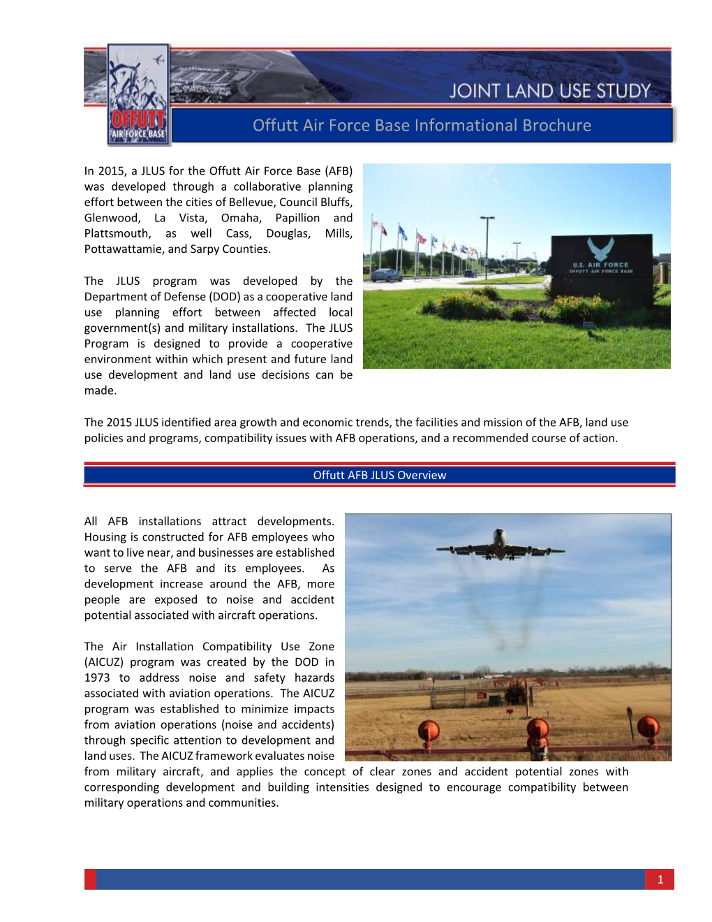 Offutt Air Force Base Informational Brochure