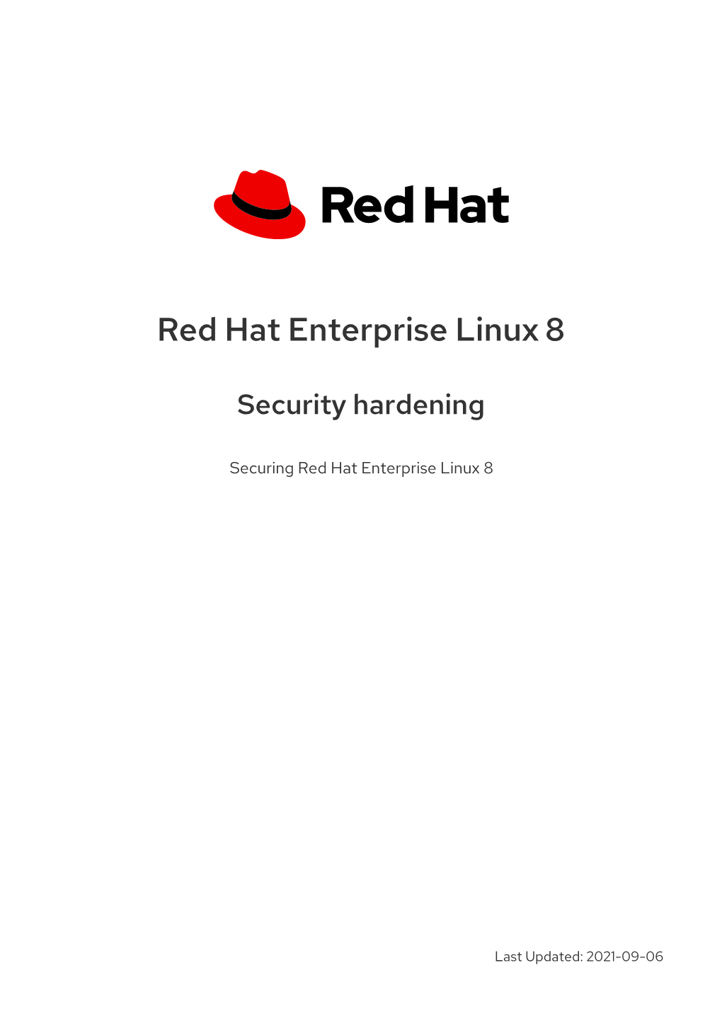 Red Hat Enterprise Linux 8 Security Hardening