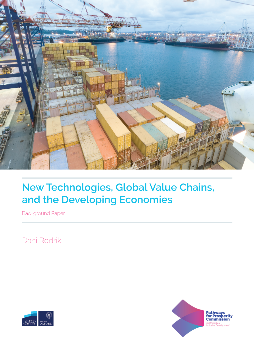 New Technologies, Global Value Chains, and the Developing Economies