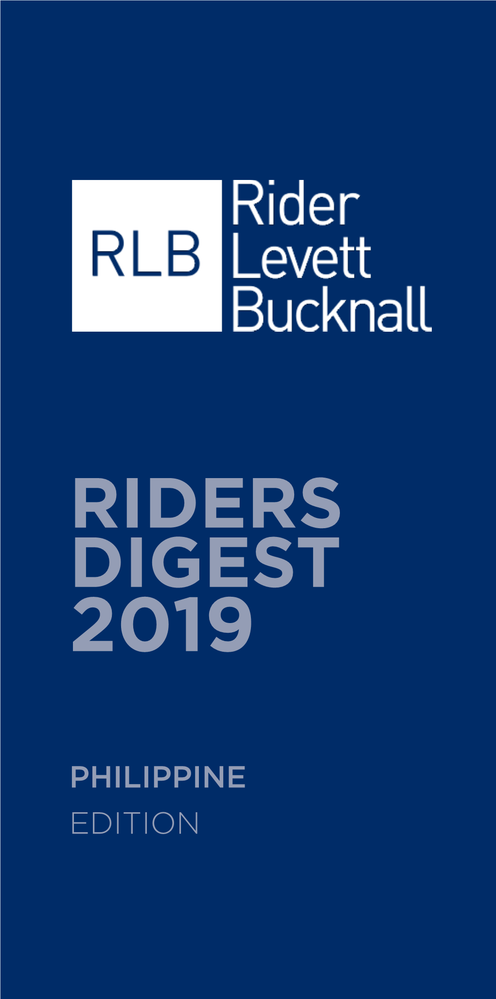 Riders Digest 2019