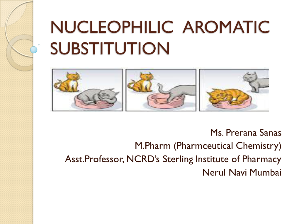 Nucleophilic Aromatic Substitution