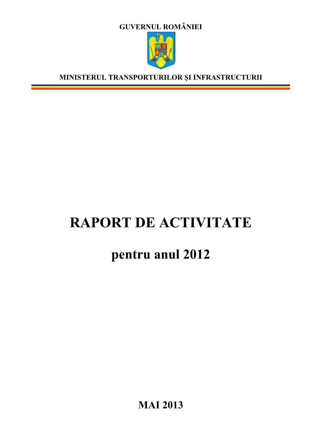 Raport De Activitate