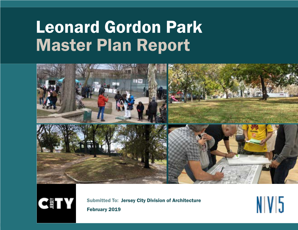 Leonard Gordon Park Master Plan Report