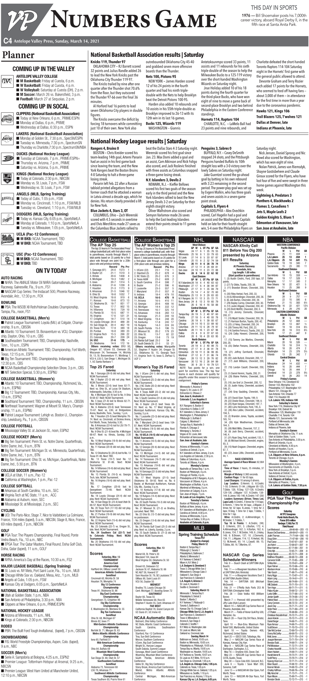 Numbers Game Fifth Race at Santa Anita Park