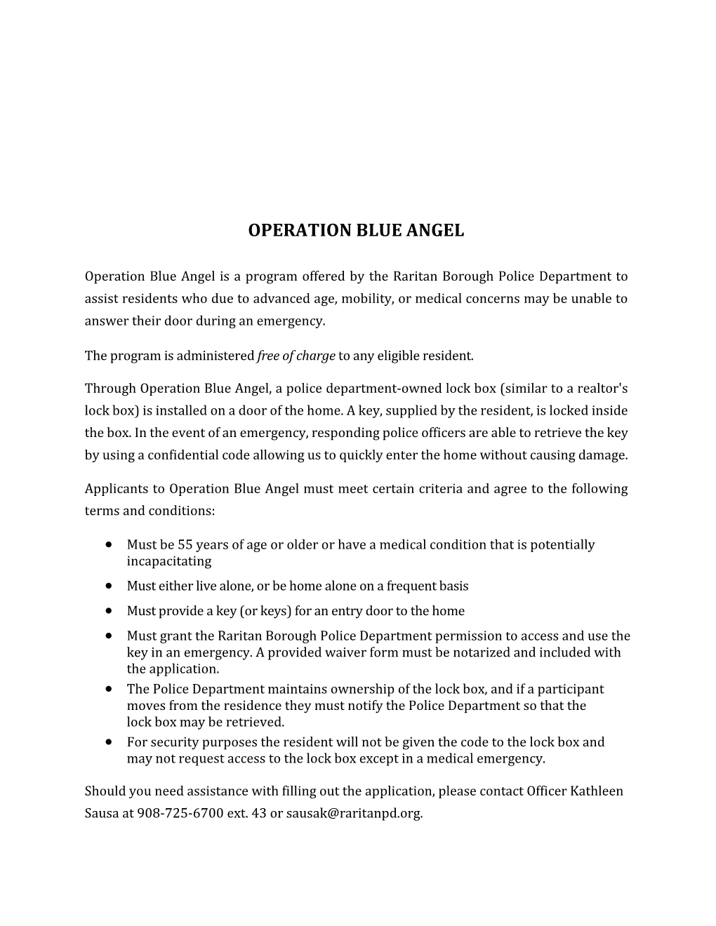 Operation Blue Angel