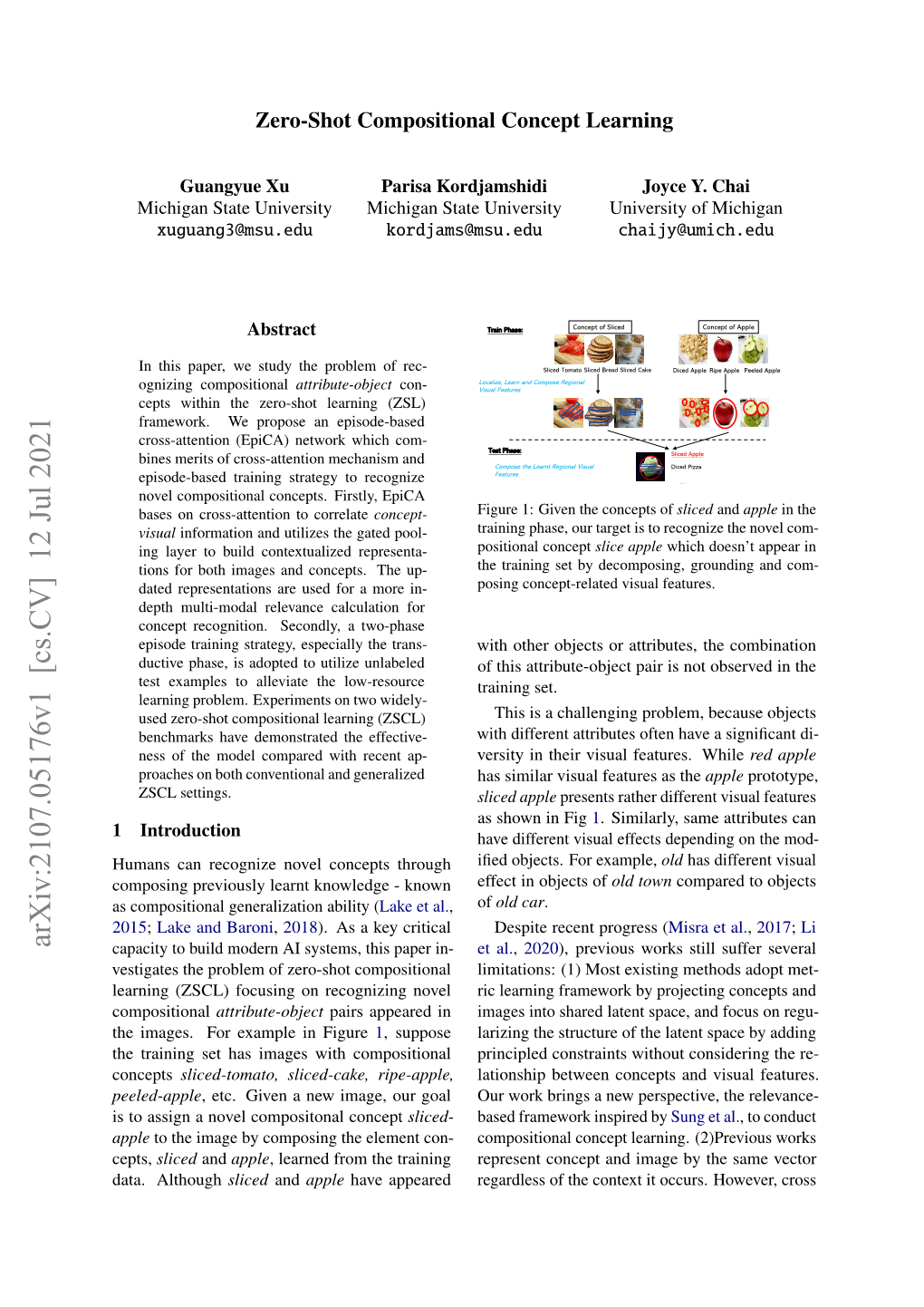 Zero-Shot Compositional Concept Learning