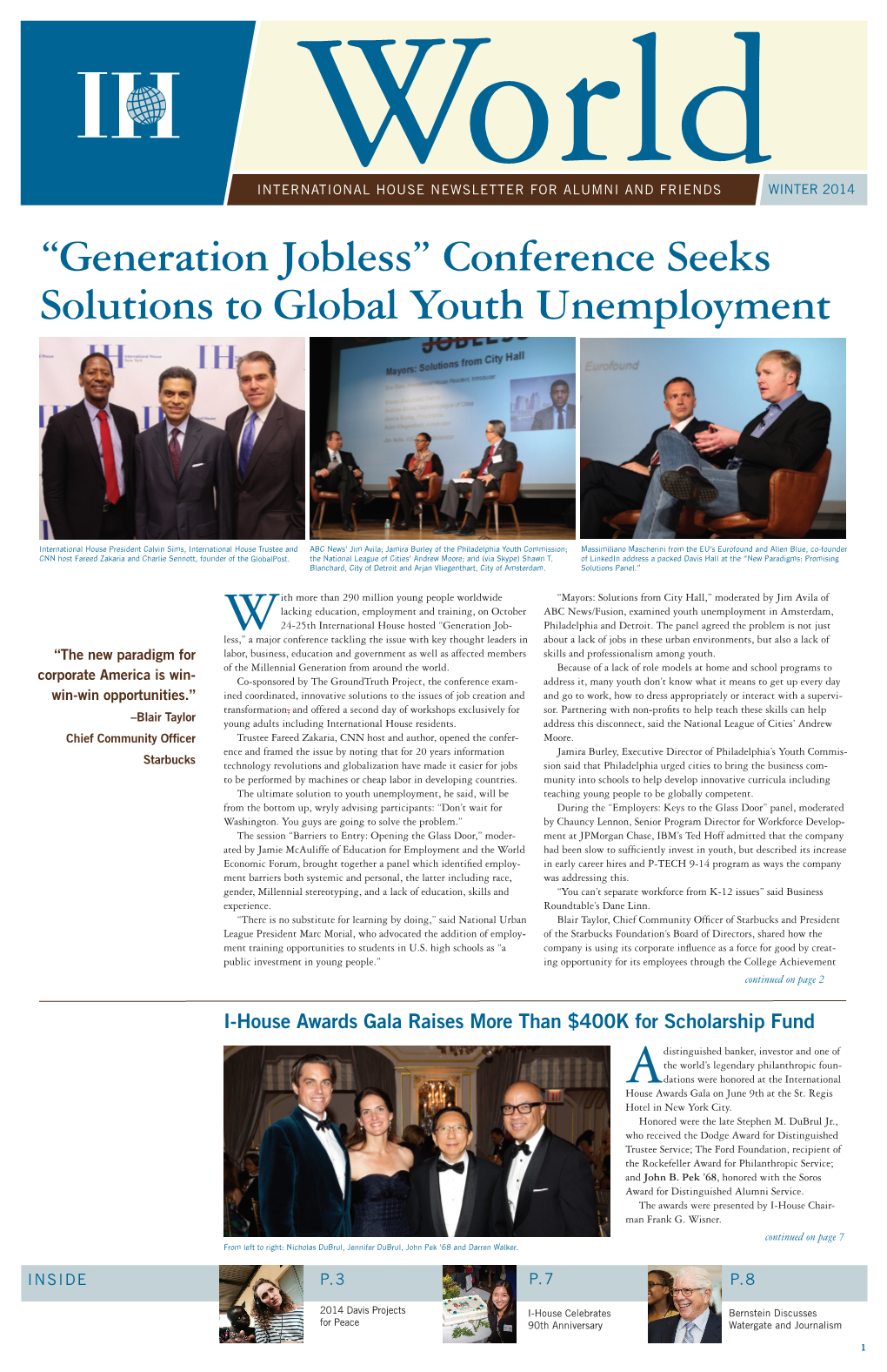 “Generation Jobless” Conference Seeks Solutions to Global Youth Unemployment
