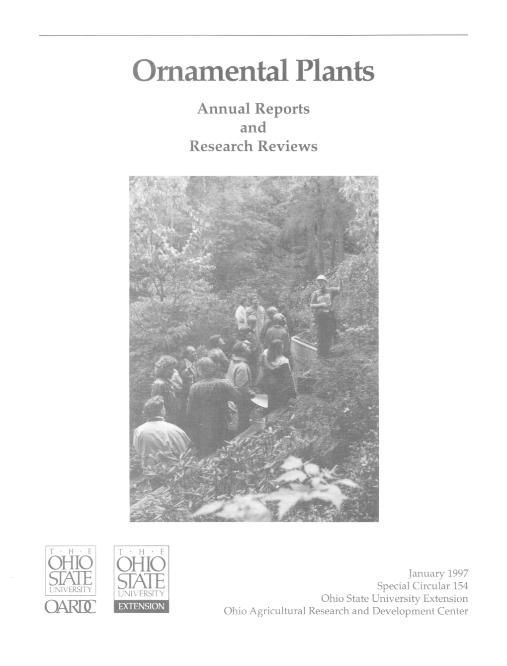 Ornamental Plants Annual Reports and Research Reviews