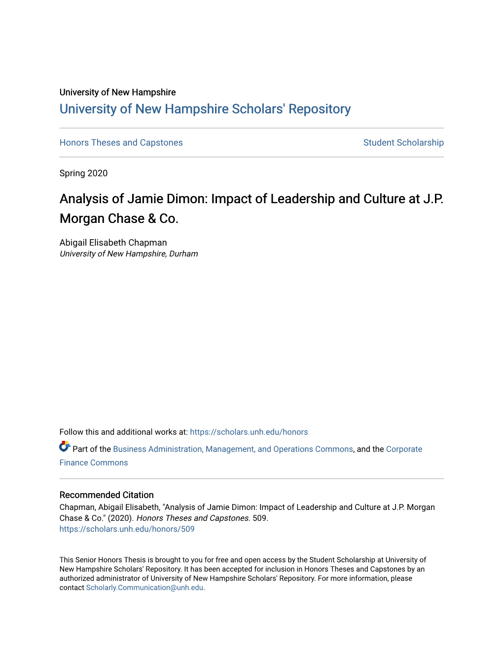 Analysis of Jamie Dimon: Impact of Leadership and Culture at J.P. Morgan Chase & Co