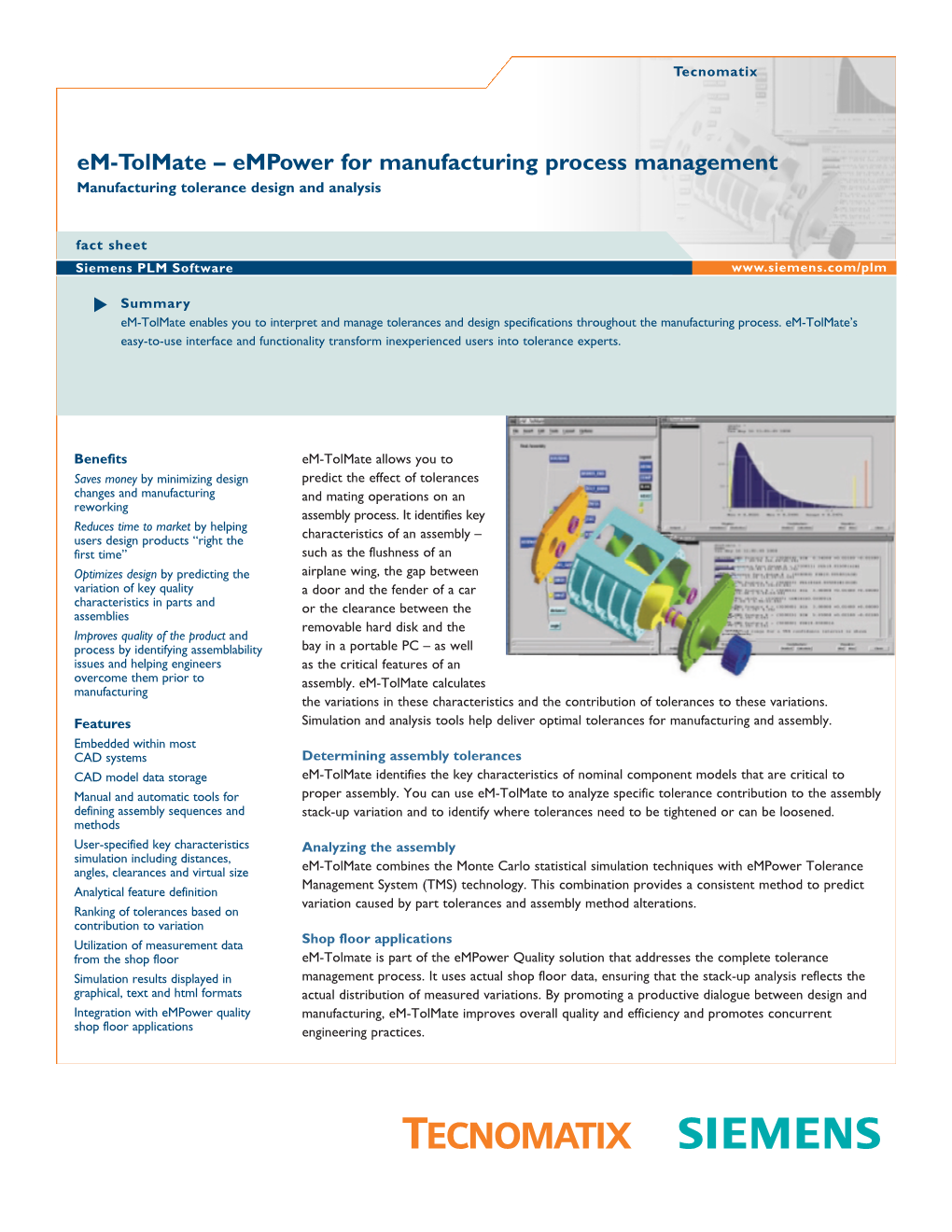 Tecnomatix Em-Tolmate Fact Sheet