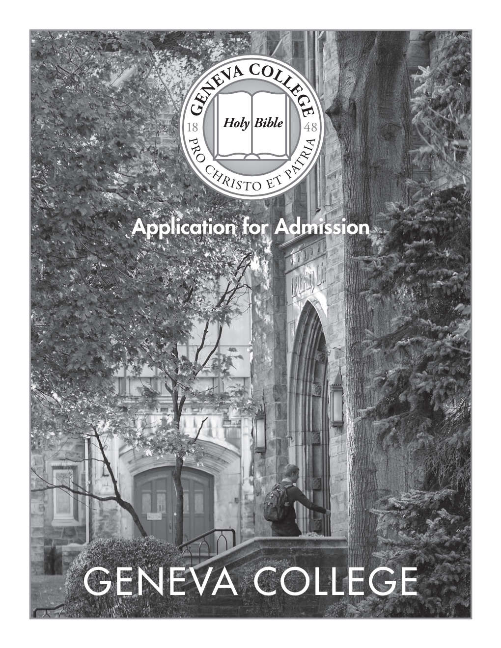 Printable Application for Undergraduate