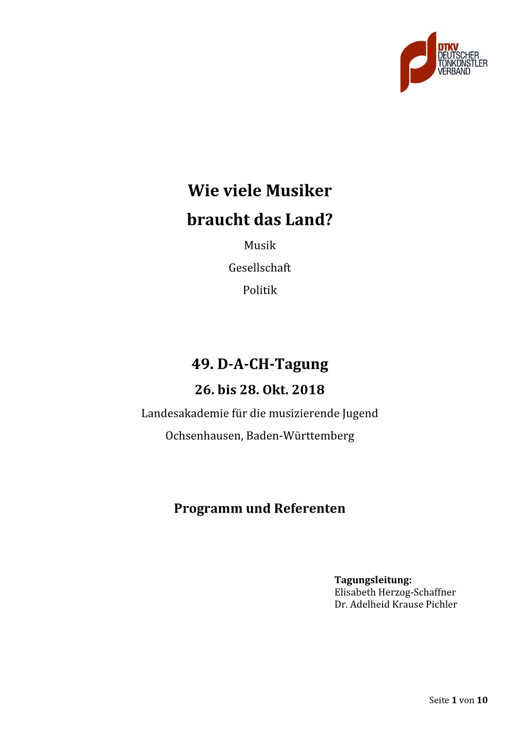 Wie Viele Musiker Braucht Das Land? Musik Gesellschaft Politik