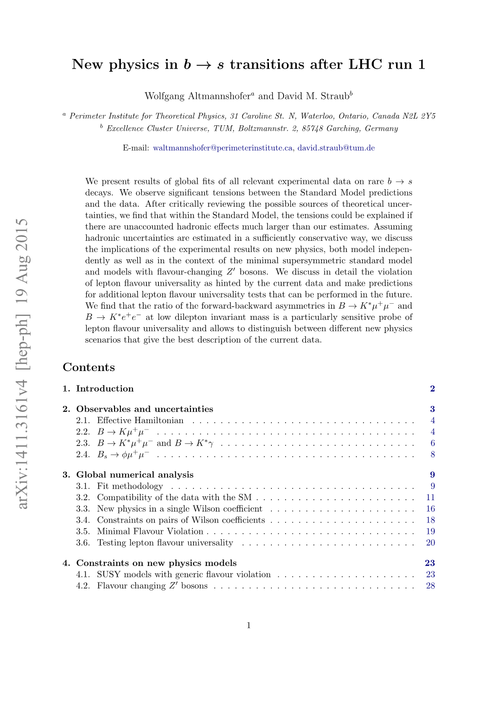 State of New Physics in B->S Transitions