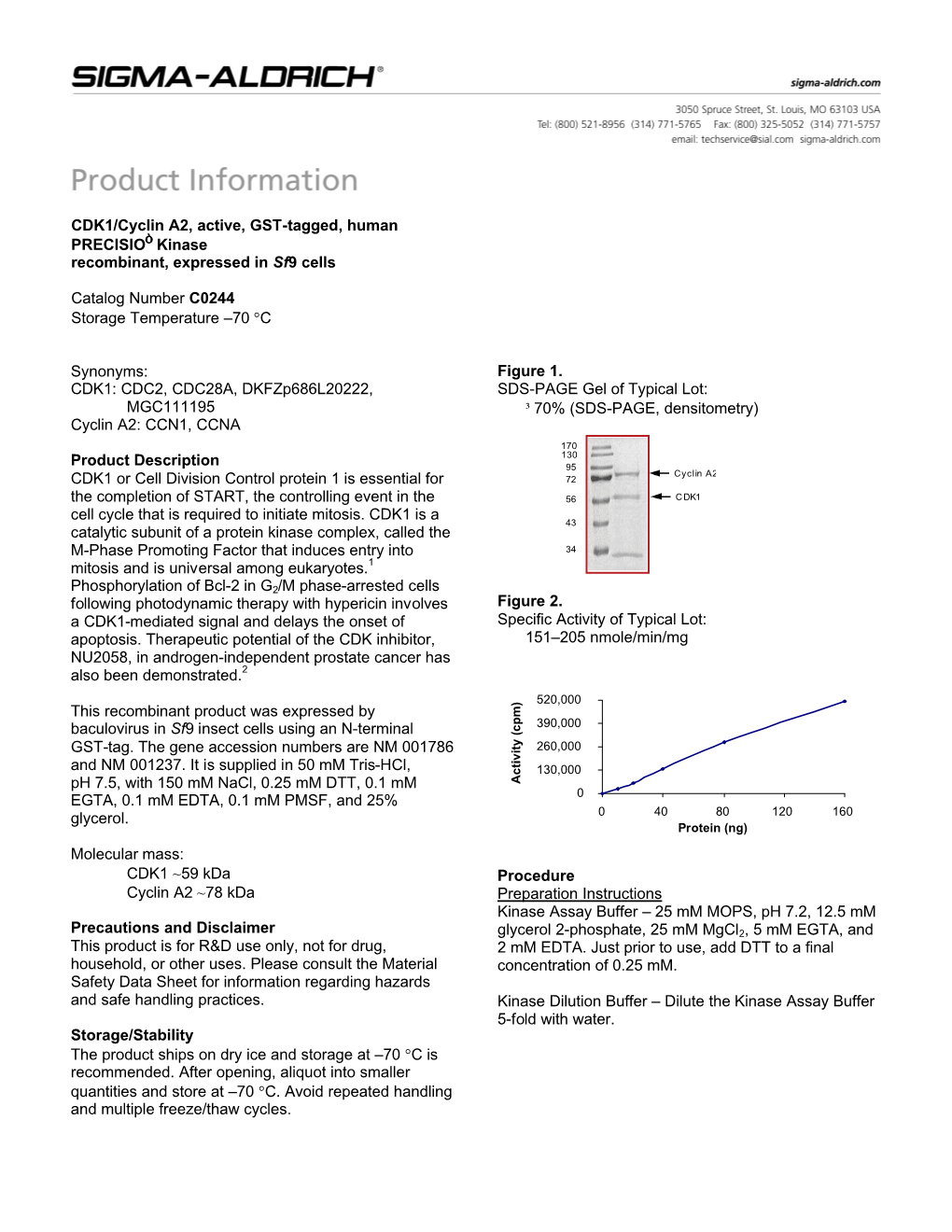 CDK1/Cyclin A2, Active (C0244)