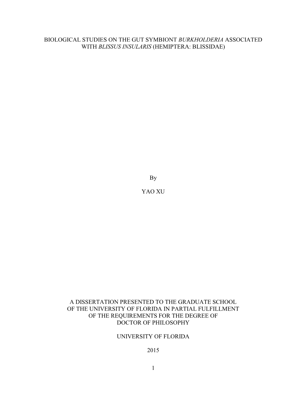 University of Florida Thesis Or Dissertation