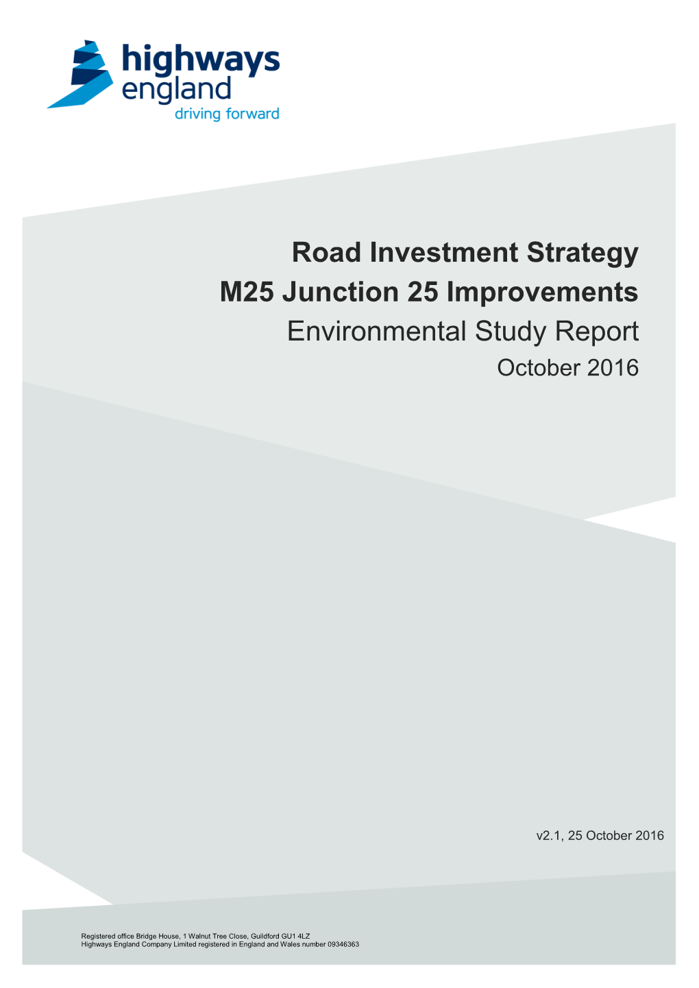 Road Investment Strategy M25 Junction 25 Improvements