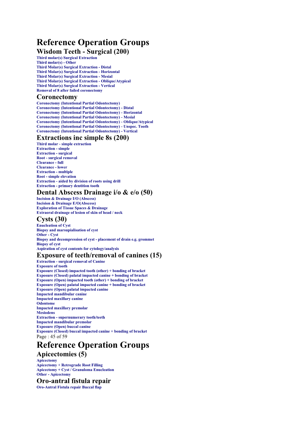 Oral and Maxillofacial Surgery