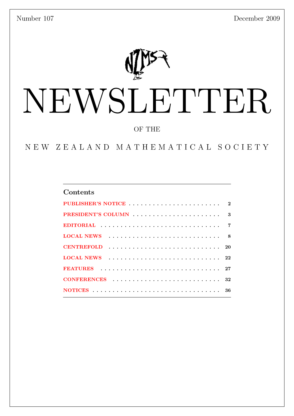 Dec 2009, Be Addressing Unanswered Mathematical Questions Presenting a Talk