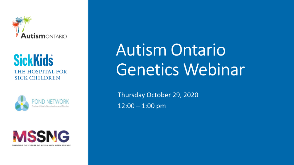 Autism Ontario Genetics Webinar EN.Pdf