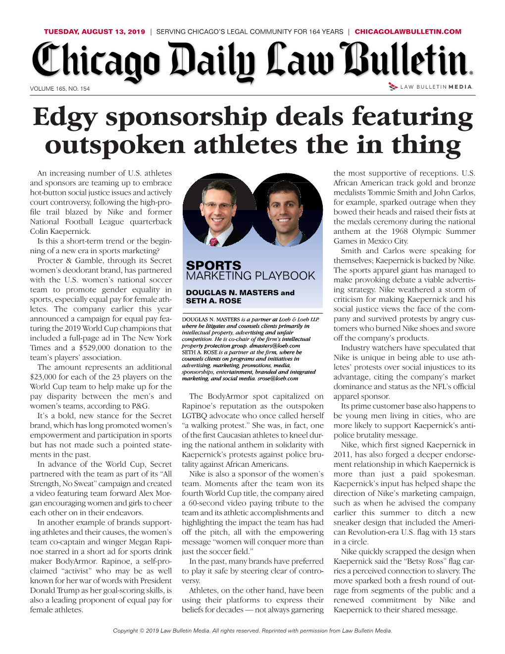 Edgy Sponsorship Deals Featuring Outspoken Athletes the in Thing