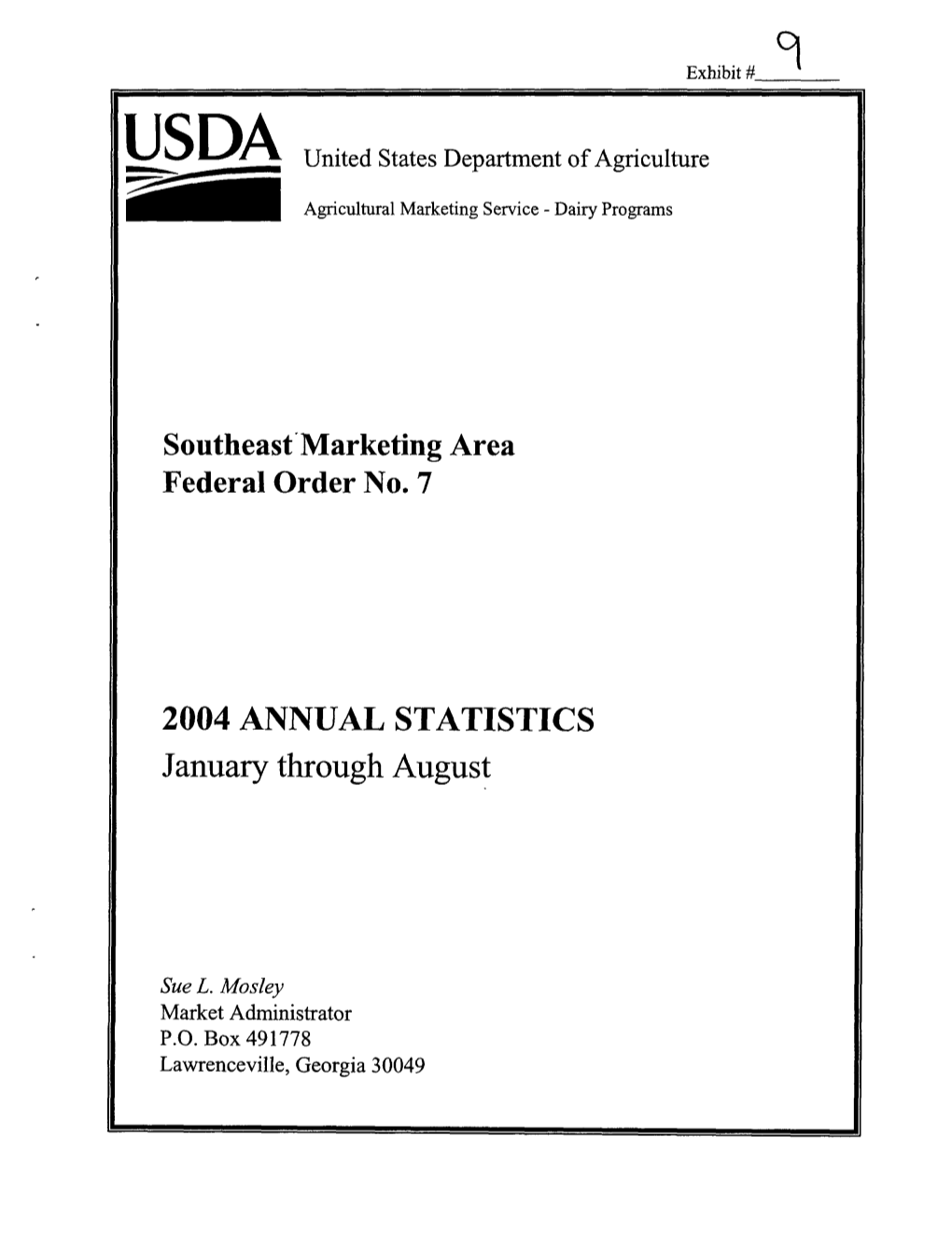 Federal Order 7 2004 Annual Statistics (Pdf)