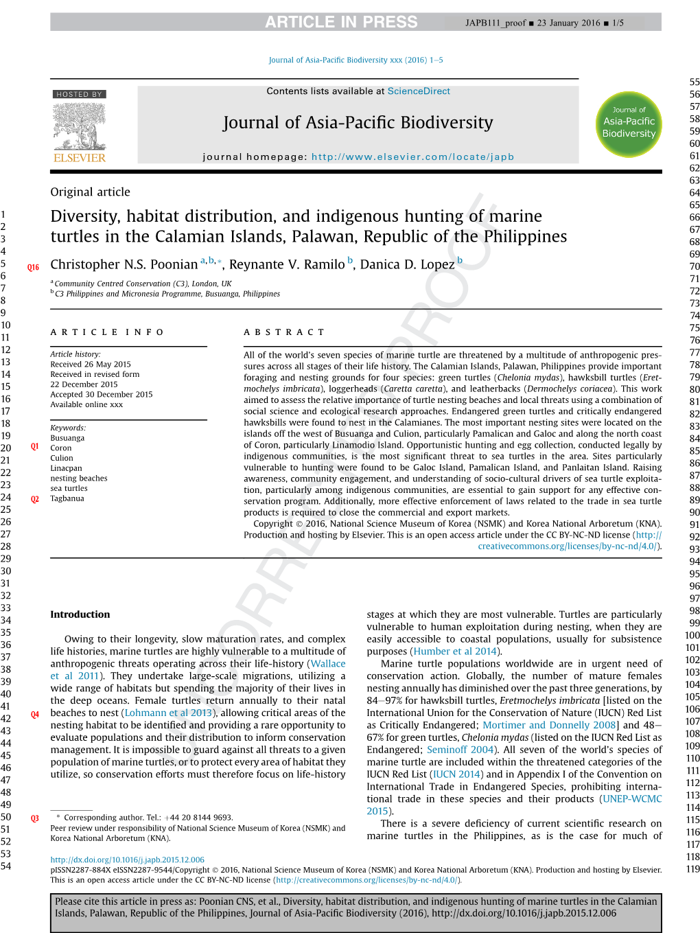 Diversity, Habitat Distribution, and Indigenous Hunting of Marine Turtles