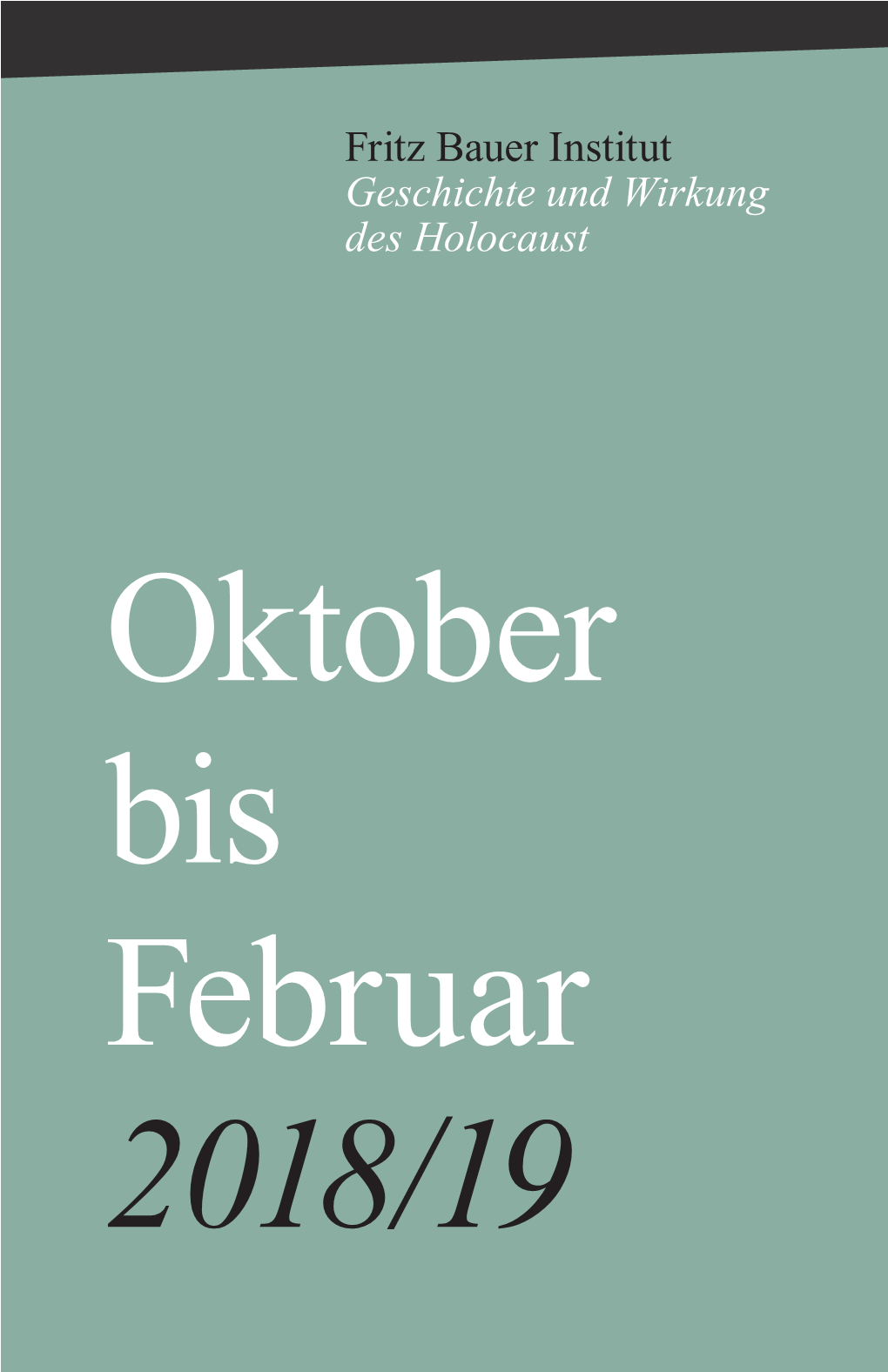 Oktober Bis Februar 2018/19