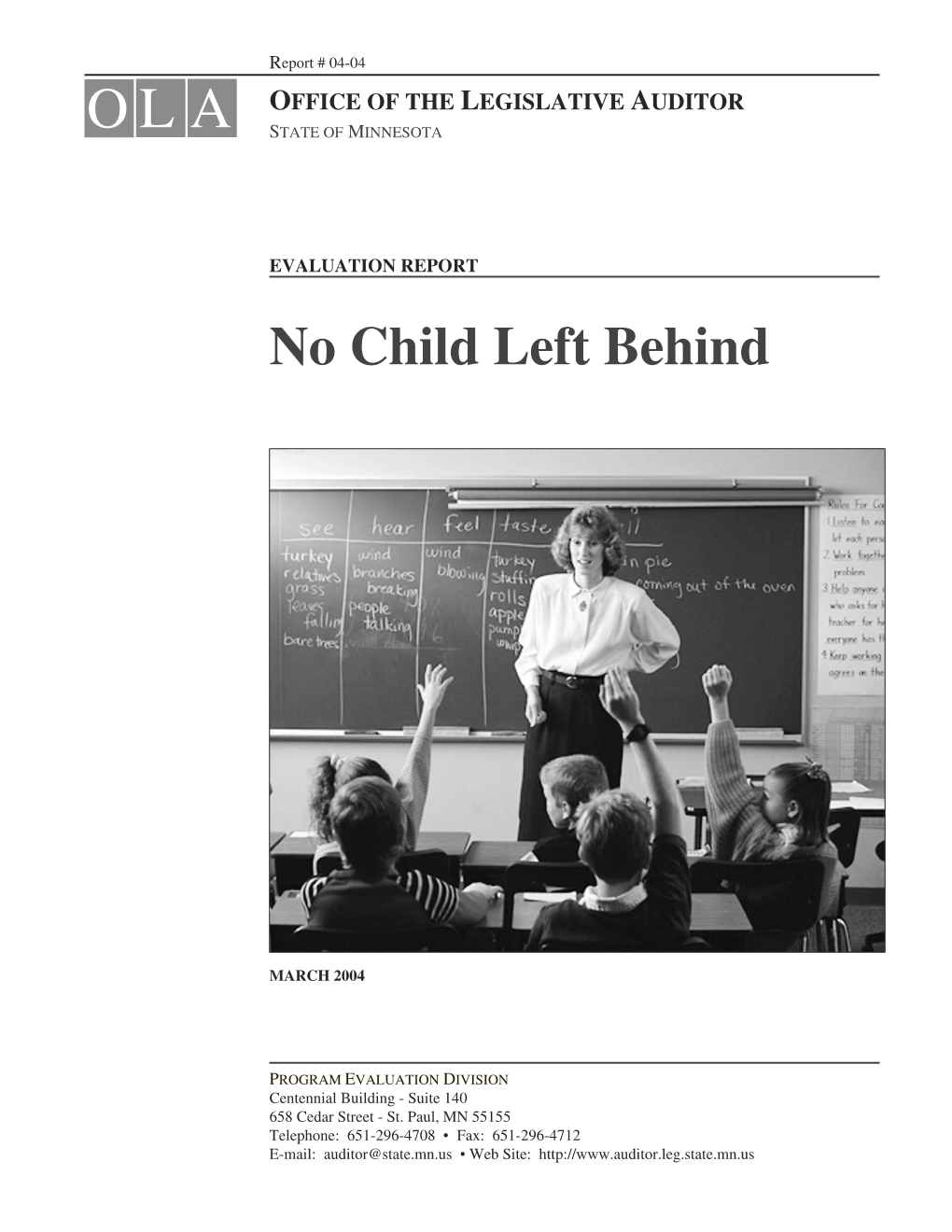 No Child Left Behind